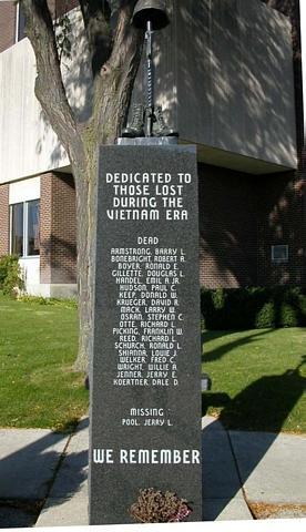 A memorial to Freeporters and Stephenson Countyers killed during the Vietnam War. Click Here for more...
