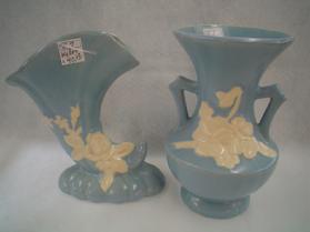 Weller Pottery Vases sold May 8th, 2010