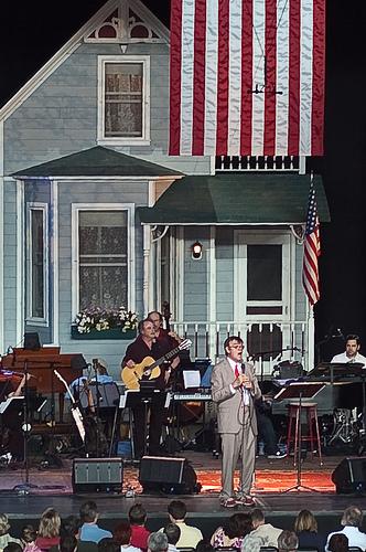 The show runs on Saturdays from 5 to 7 p.m. Central Time, and usually originates from the Fitzgerald Theater in Saint Paul, Minnesota, although it is frequently taken on the road. A Prairie Home Companion is known for its musical guests, especially folk and traditional musicians, tongue-in-cheek radio drama, and Keillor's storytelling segment, "News from Lake Wobegon". The radio program inspired a 2006 film of the same name, directed by Robert Altman and featuring Keillor, Lily Tomlin, Meryl Streep, Lindsay Lohan, Tommy Lee Jones and Kevin Kline.