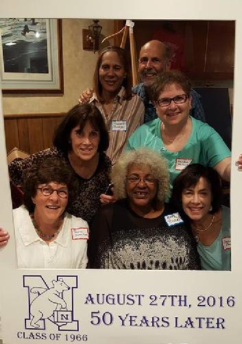 Pennie Schmitzer-Shapiro, Mary Rivers-Smith, Joanne Prass-Jones, Bonnie Smith, Davidene Walensky-Weinberg, Roberta Buckney-Johnson & Billy Binder 