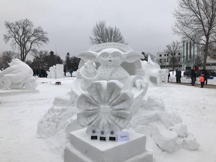 AMAZING SNOW SCULPTURES