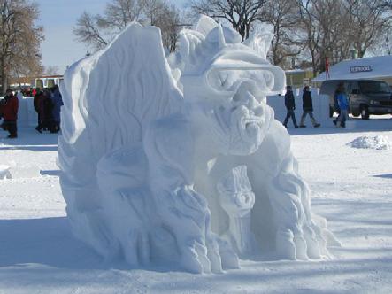 AMAZING SNOW SCULPTURES