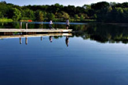 Fishing on Como Lake