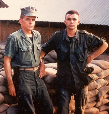 Ervin Lovell On Left KIA 5/14/67 Alpha Co.