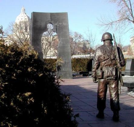 Minnesota in Saint Paul at the State Capitol. Click here for our Korean War page...