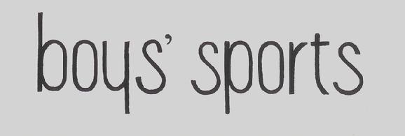 Click here for Boys' Sports 1964...