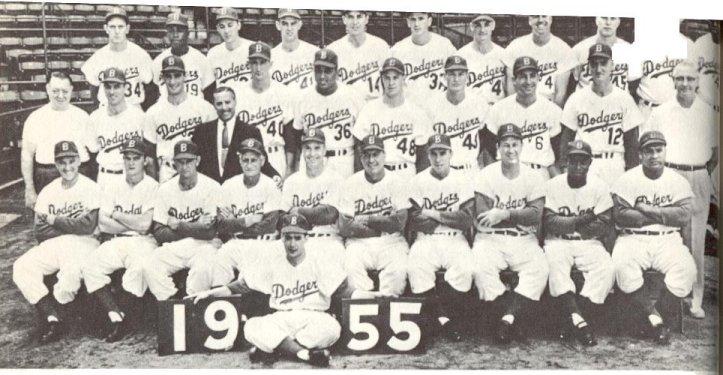 The 1955 Brooklyn Dodgers. Many of the players on the 1955 team had played against the Yankees in other World Series. They were determined that their fans would not have to wait another year to see the Dodgers win the “Fall Classics.”