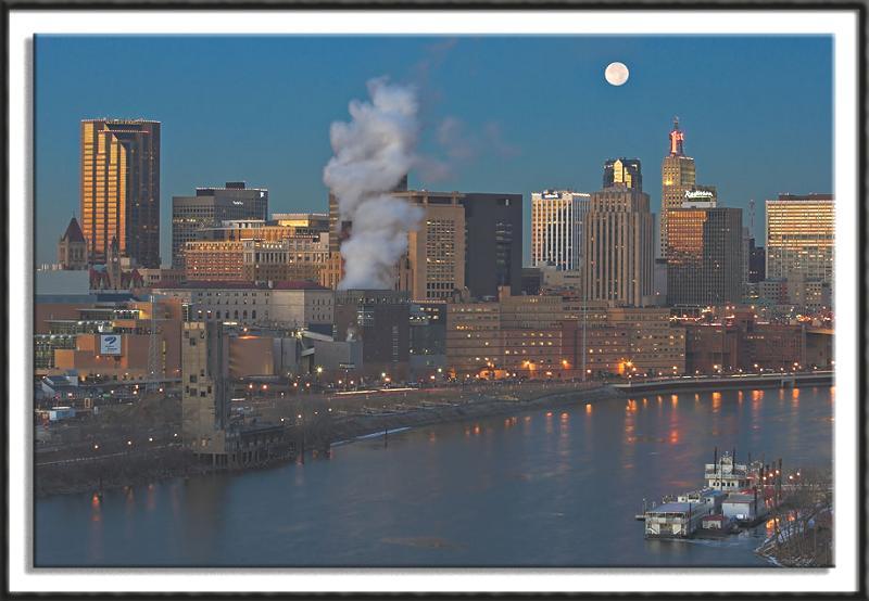 Full Moon Over St. Paul