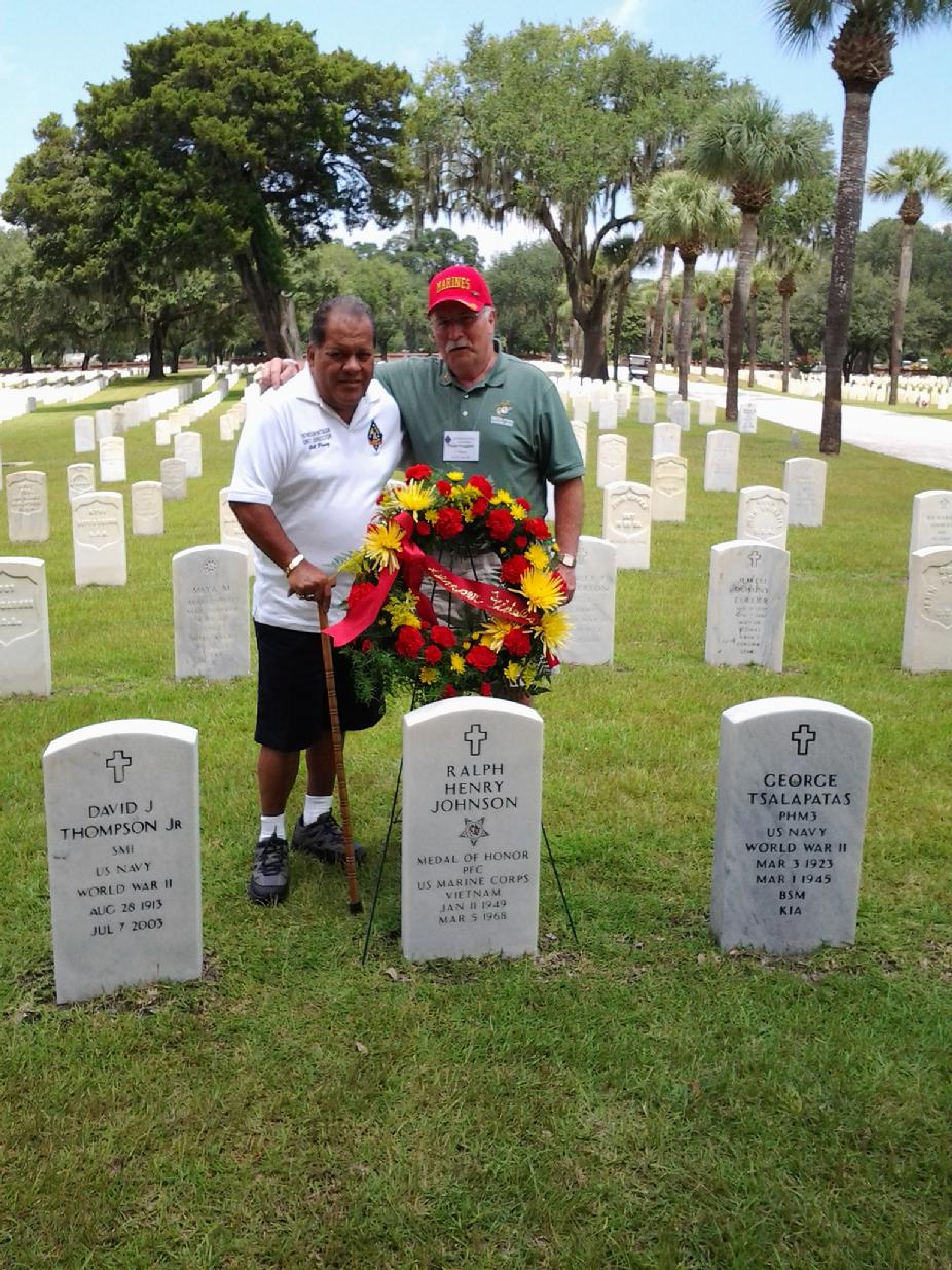 Gil Perez & Floyd Ruggles at Ralph Johnson, Medal of Honor
